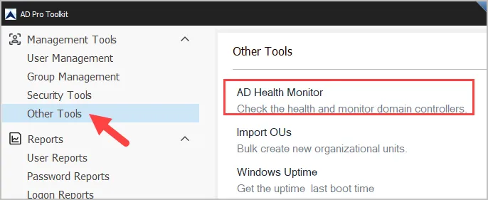 open health check tool