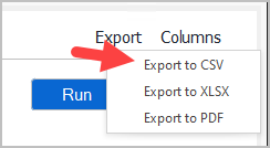 click export